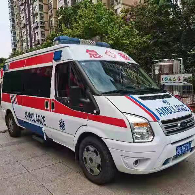 点军长途救护车护送病人返乡